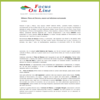 Focus On Line - Flora et Decora, nasce un'edizione autunnale